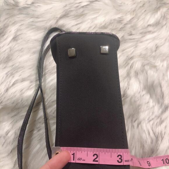 Vintage Apostrophe Y2k Little Black Prom Purse w/ Snake Print Handles - Picture 13 of 13